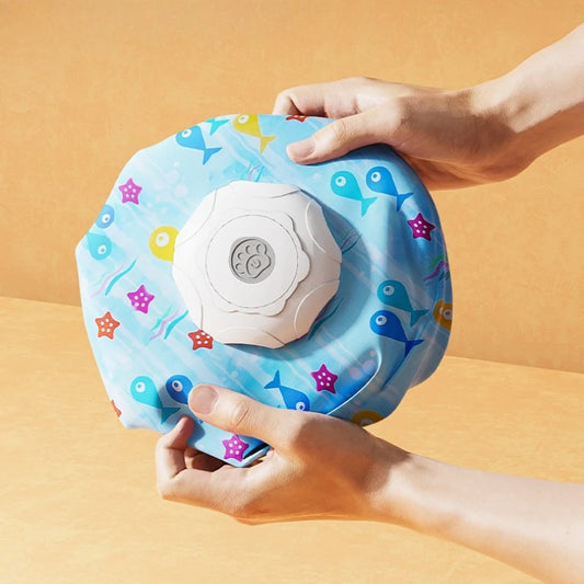 Electric Cat Turntable Pet Toy Interactive Cat Toys Squeaky Motion Activated Moving Automatic Intelligent Cat Funny Stick Toy