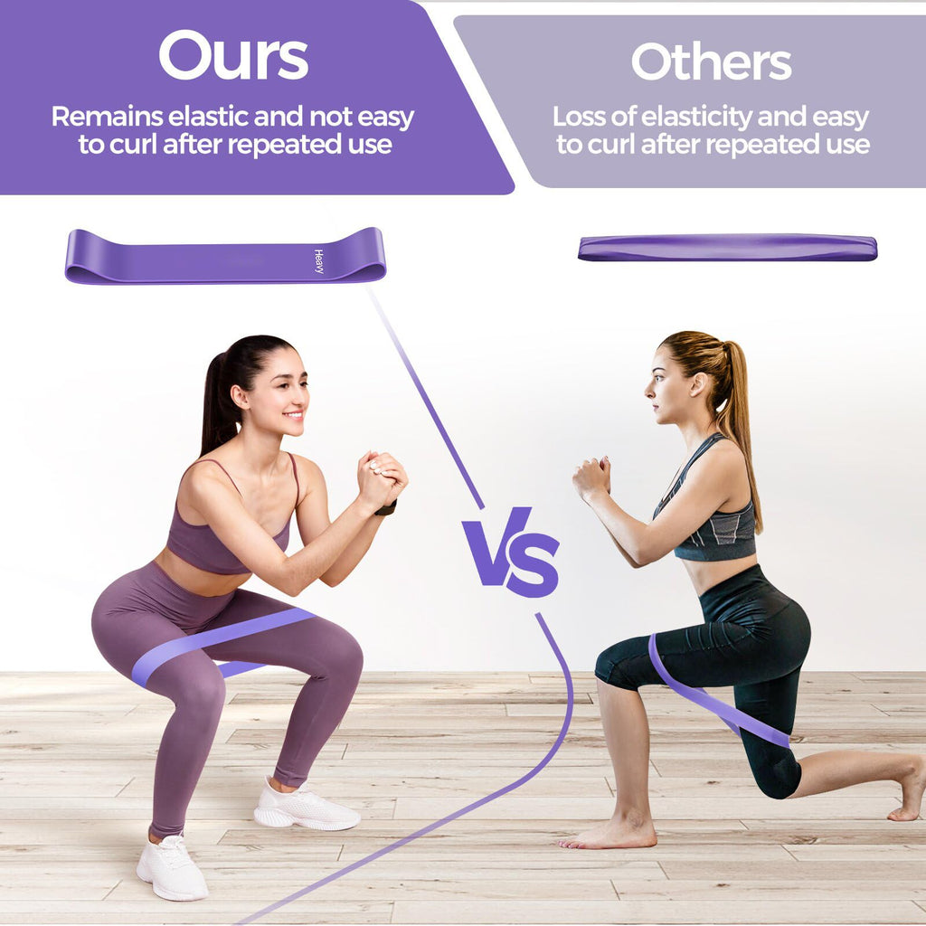 Fokky Elastici Fitness (Set di 5), Elastico Fitness con 5 Livelli di Resistenza, Elastici Palestra con Borse Portaoggetti, Bande Elastiche Fitness per Crossfit, Yoga, Pilates, Squats, Stretching