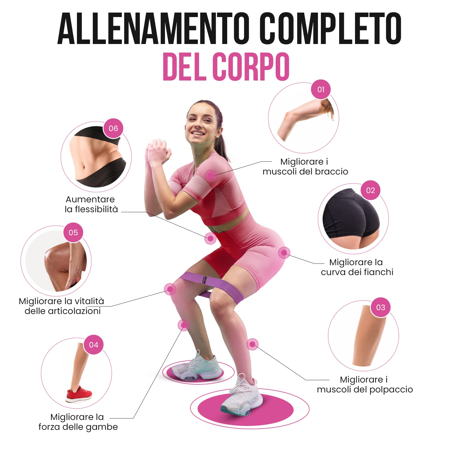 PORTENTUM Lower Body Exercise Set