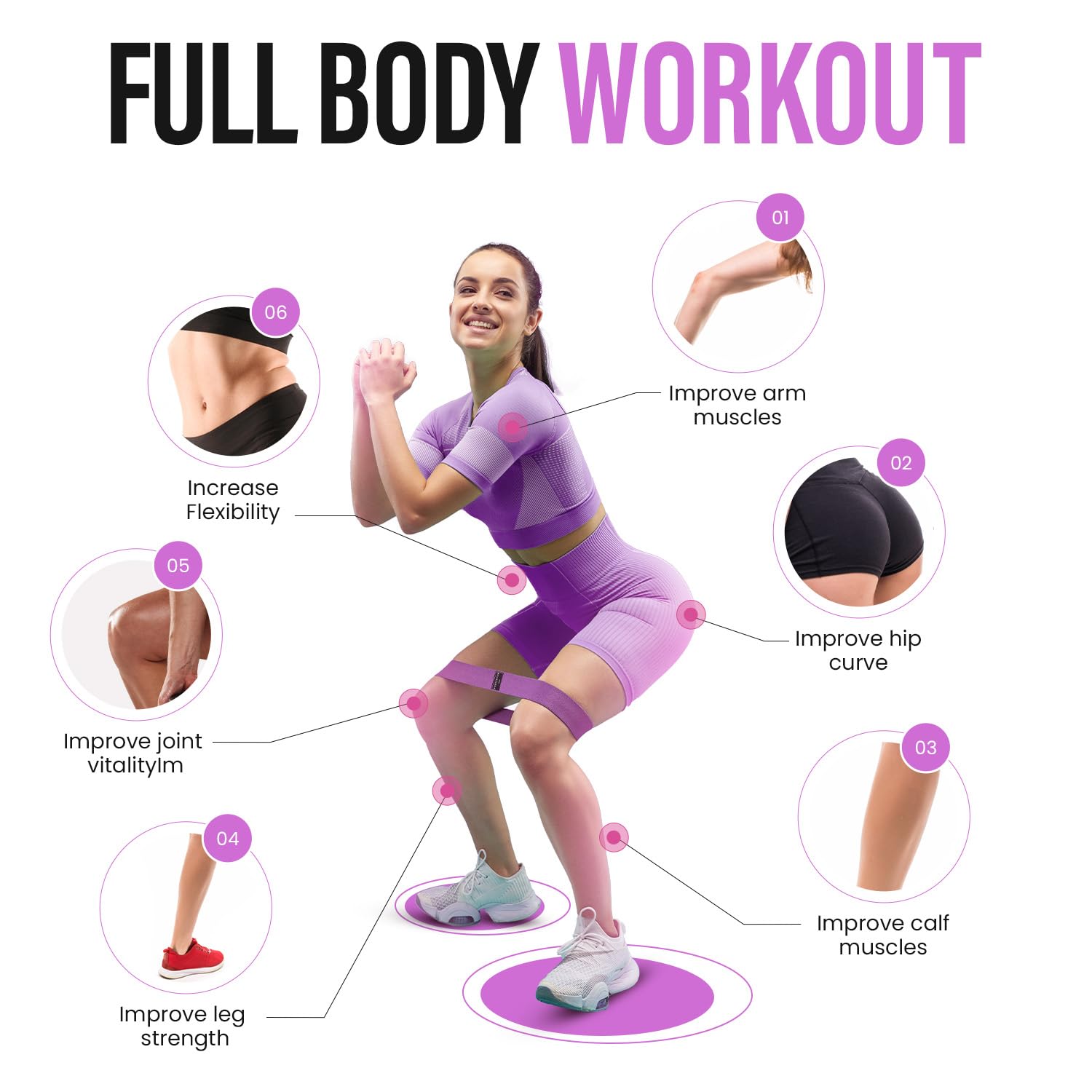 PORTENTUM Lower Body Exercise Set