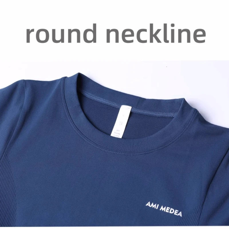 Fitness Tops Women Tight Sports Long Sleeve Slimming Yoga Running T-Shirts Gym Training Workout Shirt Comfortable Training Cloth