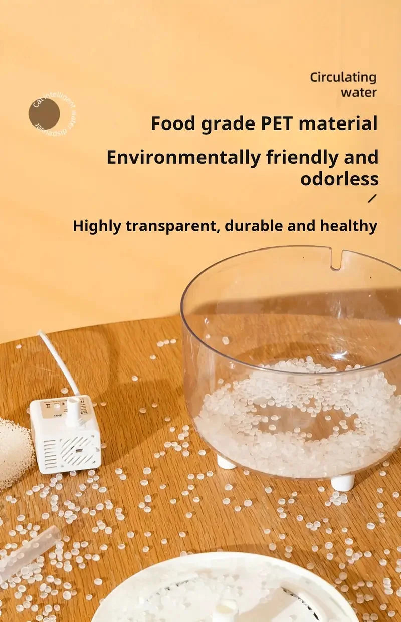 Fontana Acqua Gatti Cani USB Automatica - Silenziosa 5V