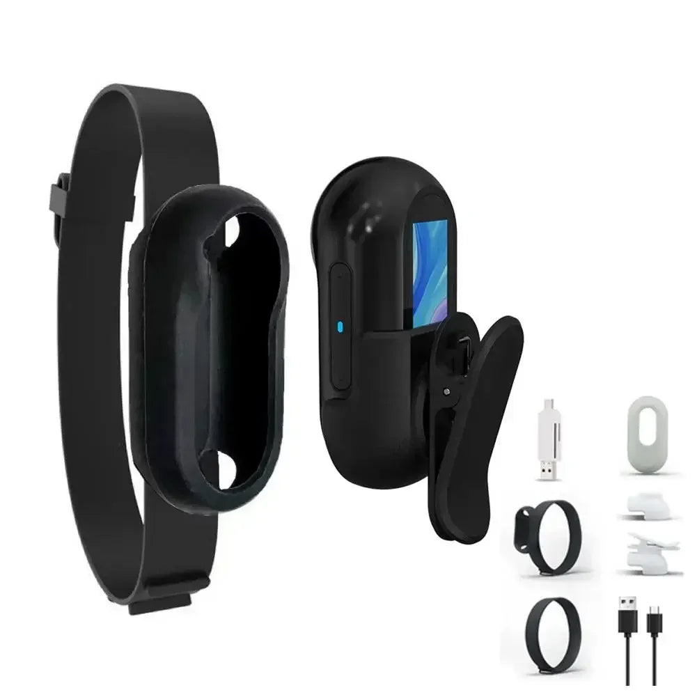 Collare per localizzatore di cani 1080P ad alta definizione, non è necessario per collare per gatti WiFi, fotocamera sportiva/sport con registrazione video