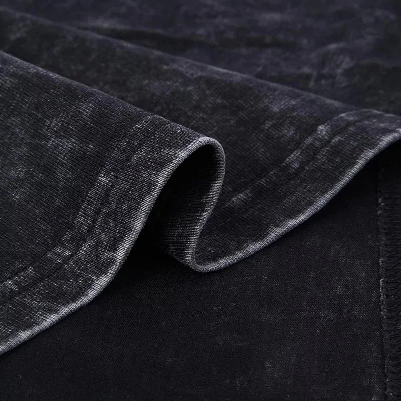 Men's Washed Tank Top Summer Running Exercise Fitness Training Vest For Men Braces T-shirtBreathable Gym Athletic Tees Oversized