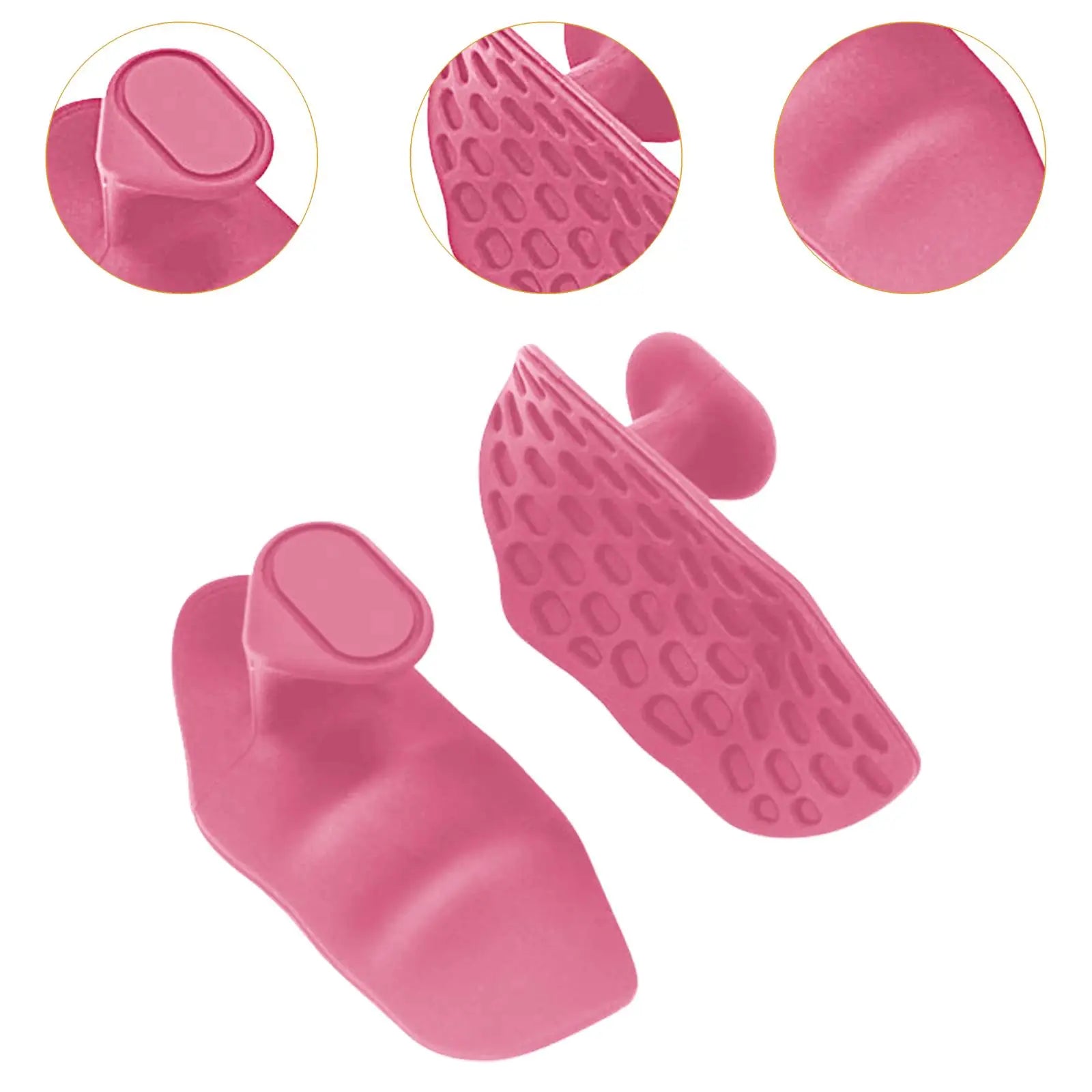 Silicone Hand Gripper Strengthener Forearm Gym Grips Fingerless Hand Grips Protection for Weight Lifting Gym Workout