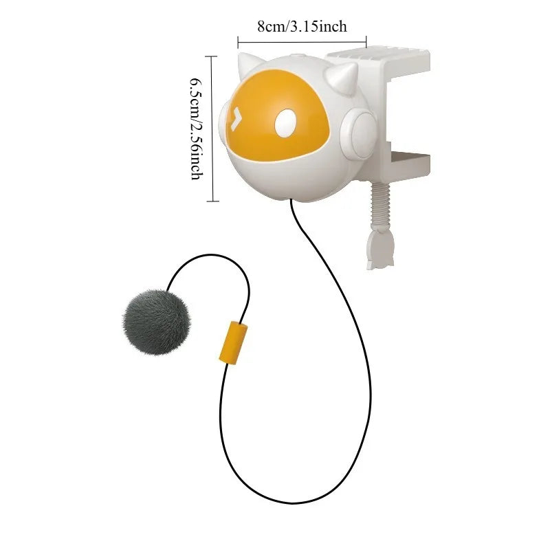 Automatic Lifting Cat Toy Ball Interactive Electric Pet Toy Self Moving Hair Ball Fun Hilarious Cat Balls Toys Pet Supplies