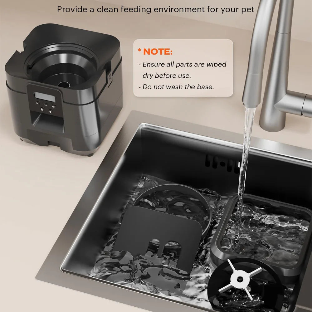 Distributore Automatico Cibo Cani Gatti - Timer Programmabile Smart