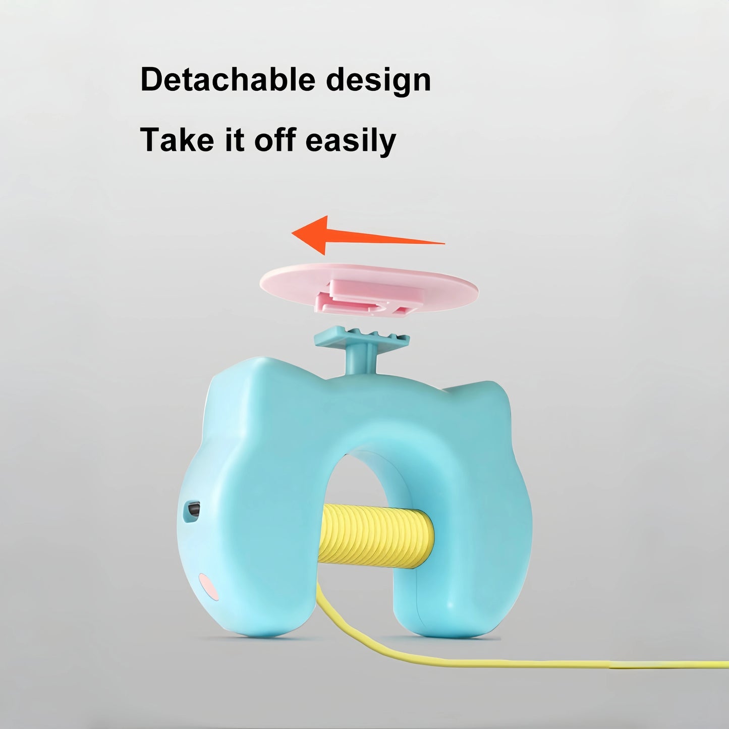 Giocattolo automatico per alleviare la noia per l'autodintrattenimento del gatto Bacchetta magica automatica per gatti Giocattolo per animali domestici Yoyo che salta intelligente per l'eserc