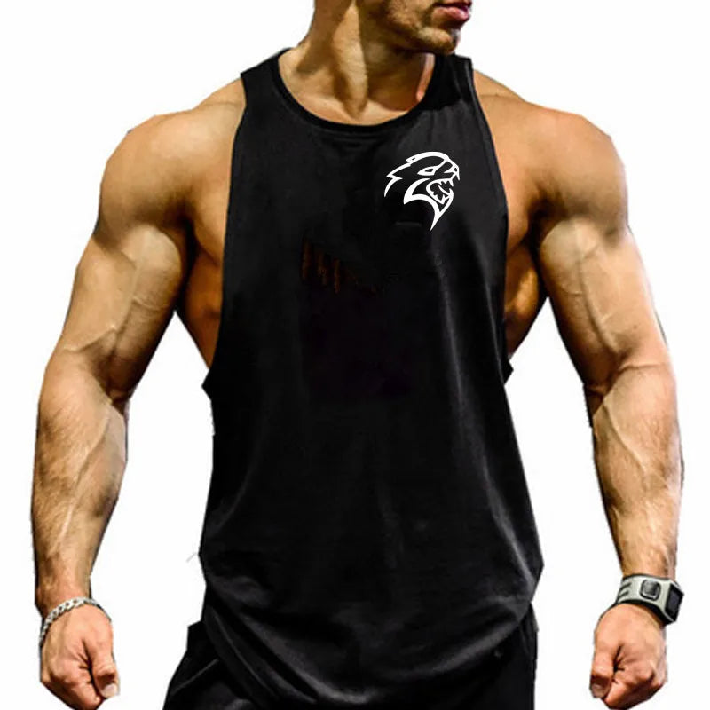 Sleeveless Sweatshirt Fitness Clothing Vests Muscular Man Singlet Men Gym Shirt Men's Clothes Top for Fitness Stringer Vest Tops