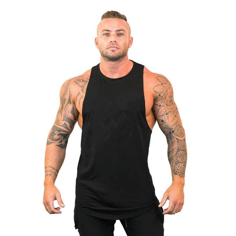 Sleeveless Sweatshirt Fitness Clothing Vests Muscular Man Singlet Men Gym Shirt Men's Clothes Top for Fitness Stringer Vest Tops