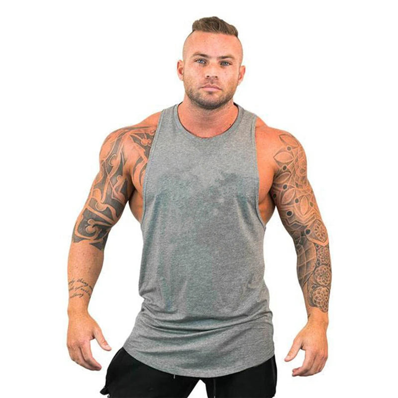 Sleeveless Sweatshirt Fitness Clothing Vests Muscular Man Singlet Men Gym Shirt Men's Clothes Top for Fitness Stringer Vest Tops