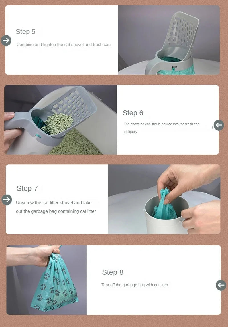 Cat Litter Shovel Scoop For Pet Filter Clean Toilet Garbage Picker Cat Supplies Accessory Cat Litter Box in x Self Cleaning