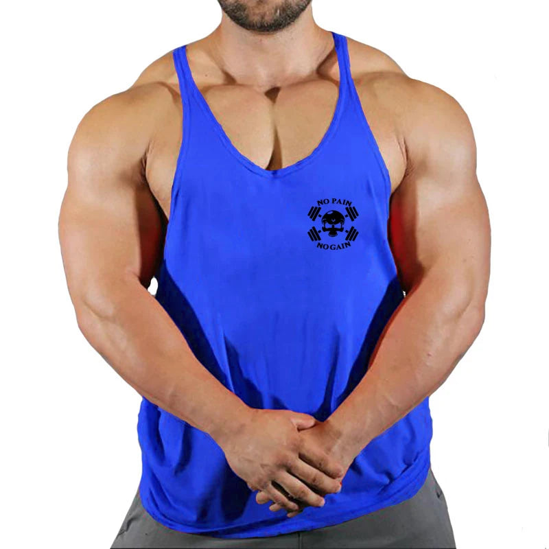 Gym Vest Fitness Shirt Muscle Man Singlet Men Tank Tops Stringer Sleeveless Sweatshirt Men's Singlets Top for Fitness Clothing