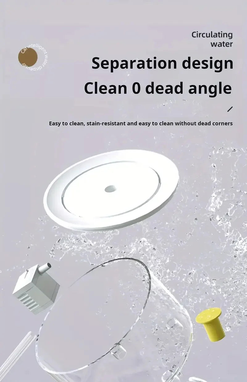 Fontana Acqua Gatti Cani USB Automatica - Silenziosa 5V