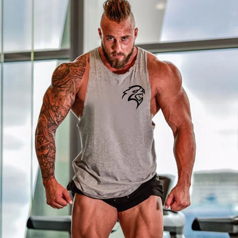 Sleeveless Sweatshirt Fitness Clothing Vests Muscular Man Singlet Men Gym Shirt Men's Clothes Top for Fitness Stringer Vest Tops