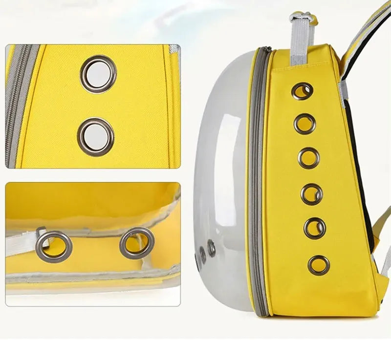 Cat Pet Carriers Dog pet backpacks portable transparent space capsules Soft Side Backpack  Travel Bags Outgoing cat supplies