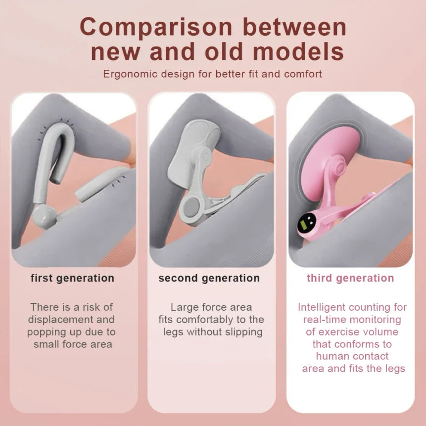 Digital Counter Hip Trainer Leg Trainers Pelvic Floor Muscle Trainer Thigh Master Adjustable Leg Exercises Leg & Butt Training