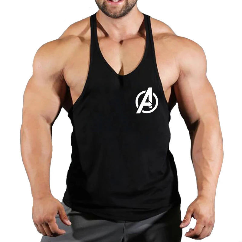 Gym Vest Fitness Shirt Muscle Man Singlet Men Tank Tops Stringer Sleeveless Sweatshirt Men's Singlets Top for Fitness Clothing