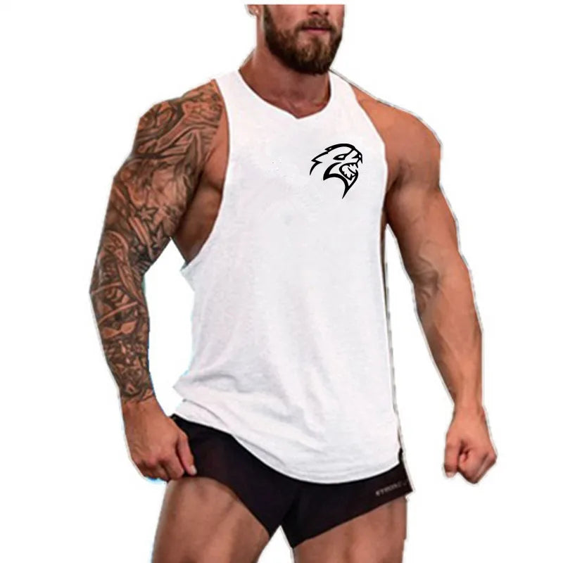 Sleeveless Sweatshirt Fitness Clothing Vests Muscular Man Singlet Men Gym Shirt Men's Clothes Top for Fitness Stringer Vest Tops