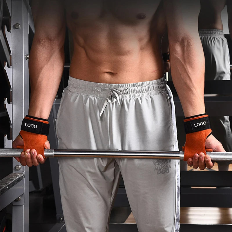 Weight Lifting Gloves Thick Padded Gloves Heavy for Pull Ups, Deadlift, Weightlifiting Palm Protection