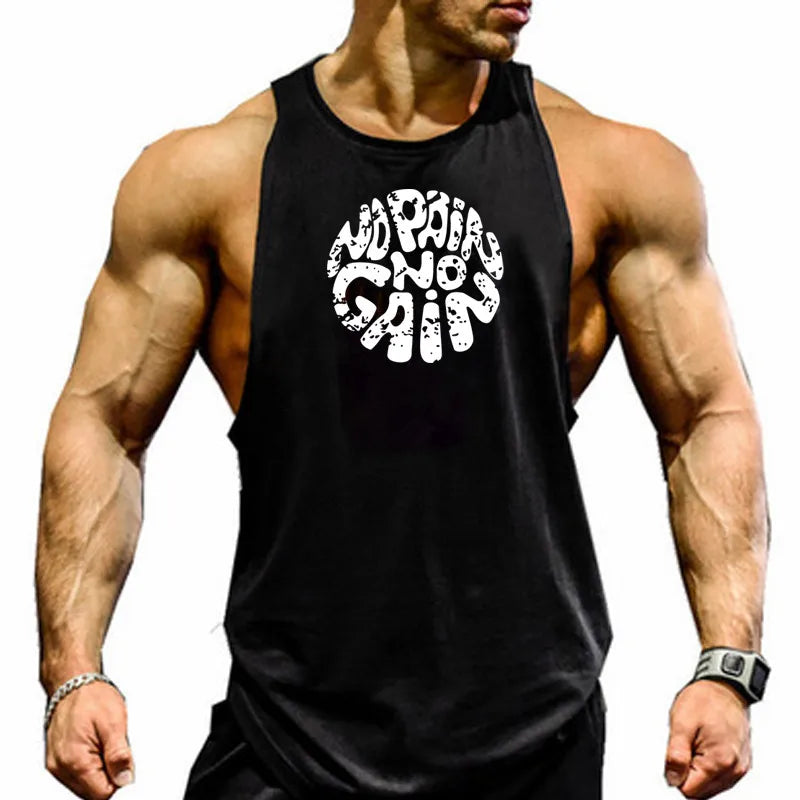 Sleeveless Sweatshirt Fitness Clothing Vests Muscular Man Singlet Men Gym Shirt Men's Clothes Top for Fitness Stringer Vest Tops