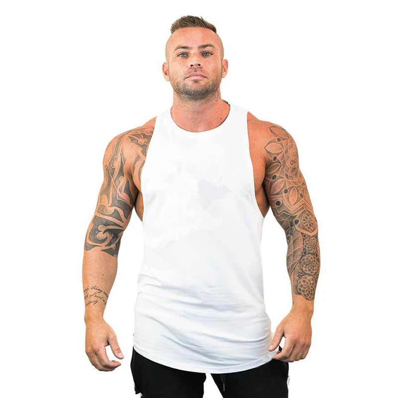 Sleeveless Sweatshirt Fitness Clothing Vests Muscular Man Singlet Men Gym Shirt Men's Clothes Top for Fitness Stringer Vest Tops