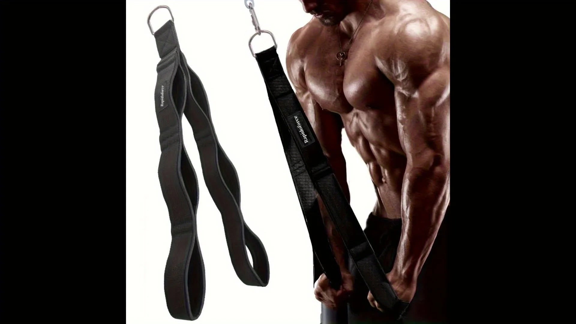 [Extra long triceps rope] Extra long triceps rope with comfortable grip | Triceps rope accessory for enhancing exercise