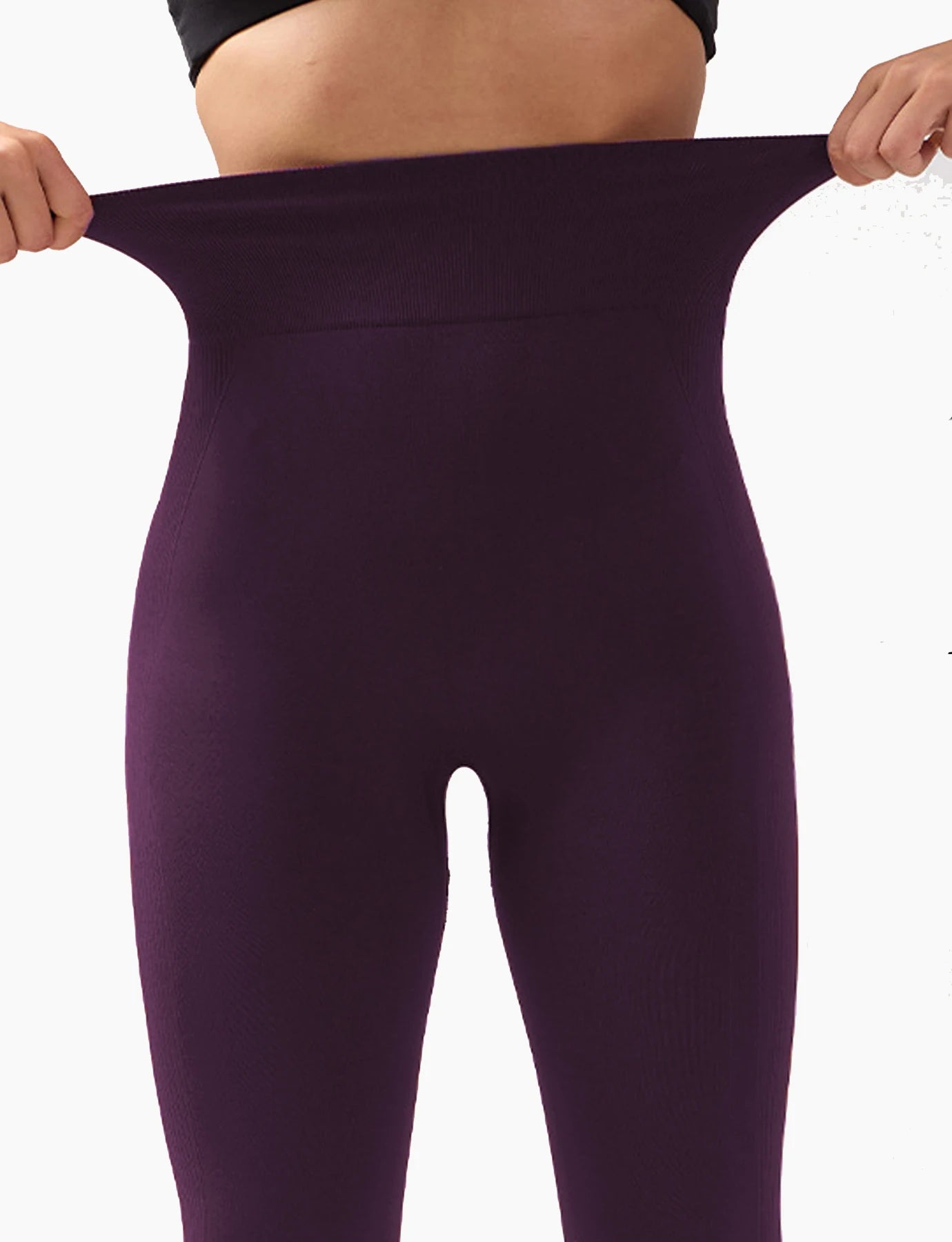 Women's tight yoga seamless pants, solid color multi-color optional, high waist belly-closing exercise running Capri yoga pants,