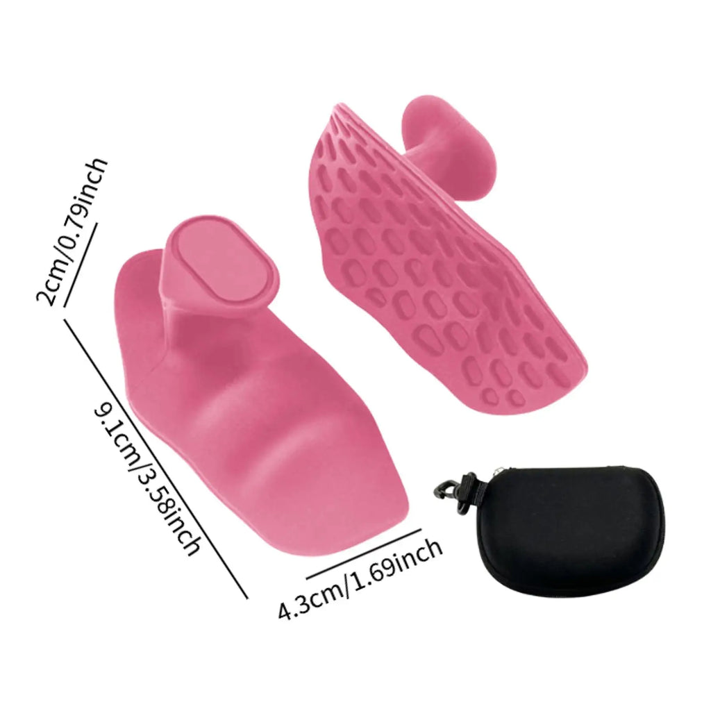 Silicone Hand Gripper Strengthener Forearm Gym Grips Fingerless Hand Grips Protection for Weight Lifting Gym Workout