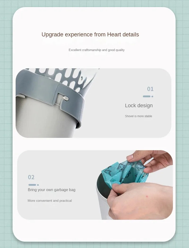 Cat Litter Shovel Scoop For Pet Filter Clean Toilet Garbage Picker Cat Supplies Accessory Cat Litter Box in x Self Cleaning