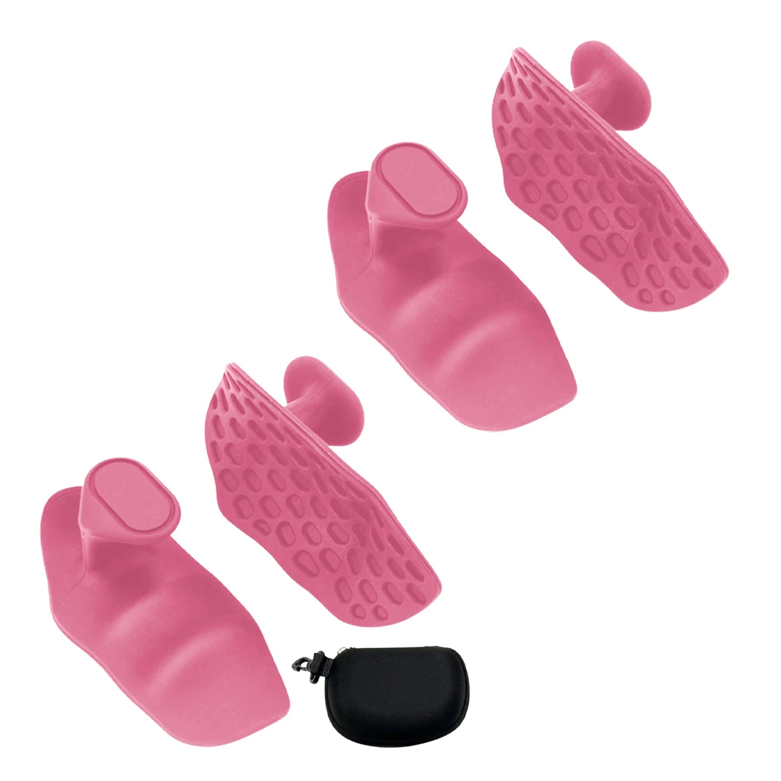 Silicone Hand Gripper Strengthener Forearm Gym Grips Fingerless Hand Grips Protection for Weight Lifting Gym Workout